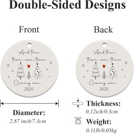 Expecting Baby Ornament 2025, Pregnancy Announcement for Husband Grandparents Family Aunt, Gifts for Expecting Parents Expecting Parents to Be Unique Gifts 2025