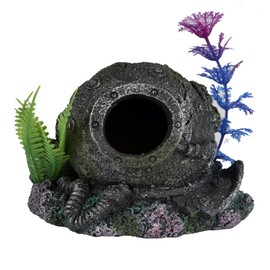 Pet Ting Lost Diving Helmet Aquatic Ornament - Aquarium Decoration - Vivarium Decoration
