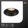 SLV Horn-T Recessed Light, Steel Black