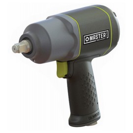 Master Mechanic 4.6 CFM 90 PSI 1/2 Inch Pneumatic Powered Impact Wrench with Rubber Hand Grip and Aluminum Housing for Tools and Home Improvement