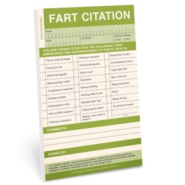 Knock Knock Fart Sticky Citation Pad