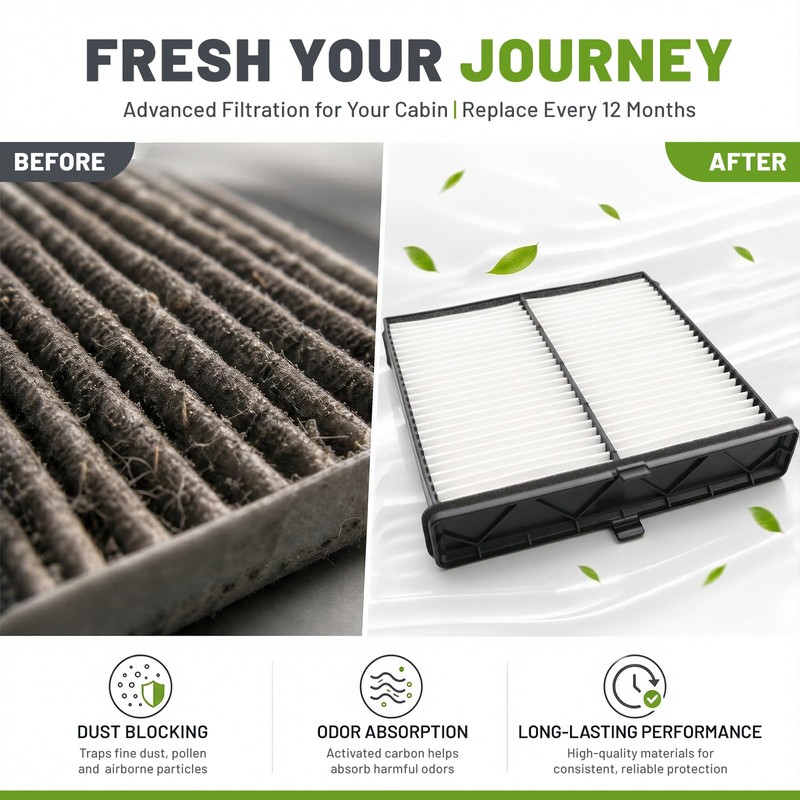 Trailspire Cabin Air Filter for Mazda 3 (2019-2025), CX-30 (2020-2025),