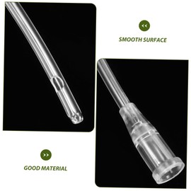 Mipcase 20 Pcs Transparent Birds Feeding Hose Device Durable Pet Feeding Accessory for Parrots Sparrows Pigeons Safe Convenient Design for Easy Use