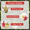 Christmas Tree Topper with Gold Glitter, Christmas Tree in Star