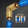 Supply Giant QYMO0100-OM x PEX 90 Degree Elbow Barb Pipe