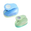 2 Pcs Circle Hole Punches Handmade Scrapbook Paper Puncher Round