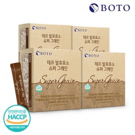 Botu Tef Fermented Enzyme Super Grain 30 Packets x 4 Boxes (+ 1 Free Taheebo Bottle) / 보뚜 테프 발효효소 슈퍼그레인 30포 x 4박스 (+타히보 1통 증정)
