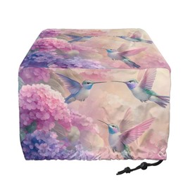 Yatixapu Hummingbird Toaster Cover 2 Slice, Oven Cover Kitchen Bread Machine Protector, Small Appliance Dust Cover and Fingerprint Protection