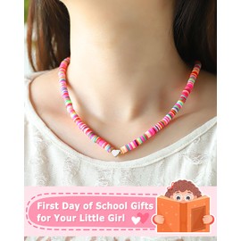 BxkSky First Day of Preschool Pre k Gift Back to School Necklace Mommy and Me First Day of School Mom Mother Daughter Necklace Butterfly Gifts for Girls