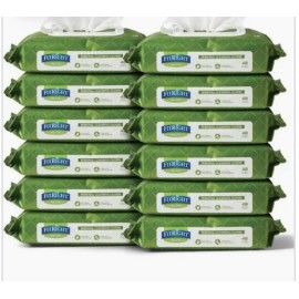 Medline 6PACKS 408WIPES FitRight Aloe Personal Cleansing Incontinence Wipes 8 x 10 inch,