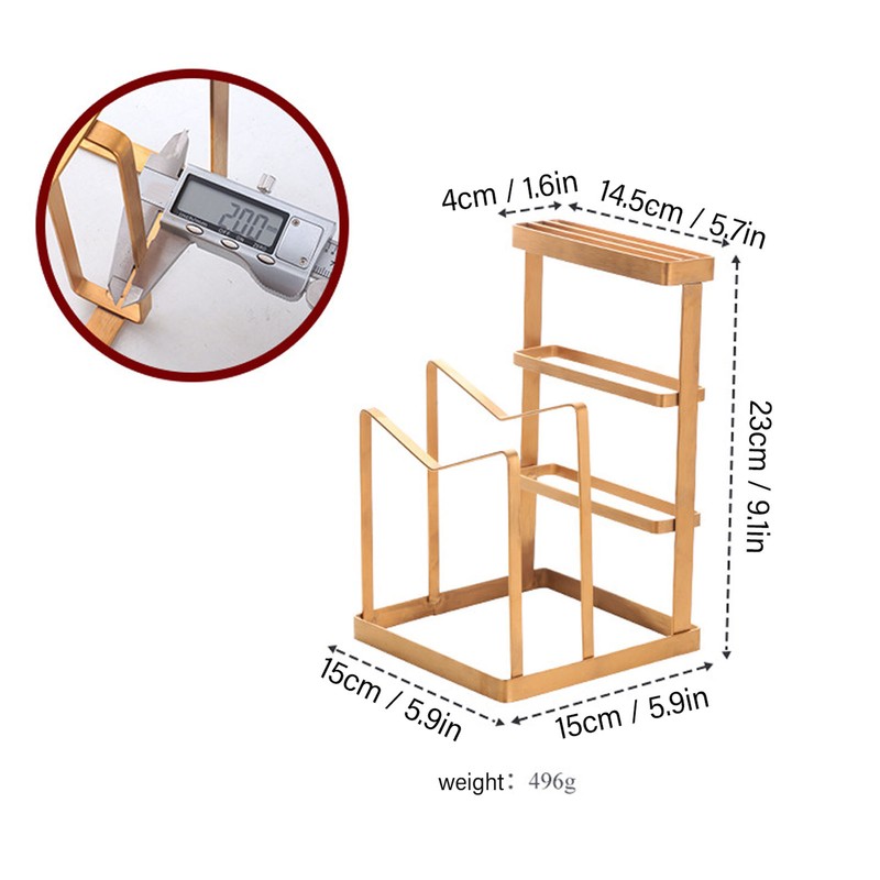 Cutting Board Rack Chopping Board Organizer Stand Holder Multi Purpose