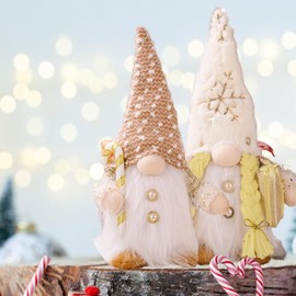 Christmas Decoration Gnome with Light, Pack of 2 Christmas Gnome with Light, Christmas Decoration Gnome, Christmas Gnome, Gnome Accessories, Christmas, Christmas Gnome Faceless, for Table Decoration