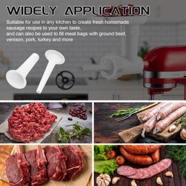 Magluv Stand Mixer Sausage Stuffer Tube Kit for KitchenAid Sausage Stuffer Attachment