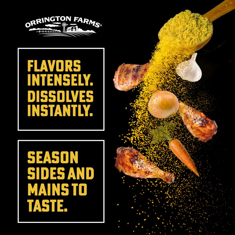 Orrington Farms Chicken Flavored Broth Base, Granulated Chicken Flavored Bouillon,