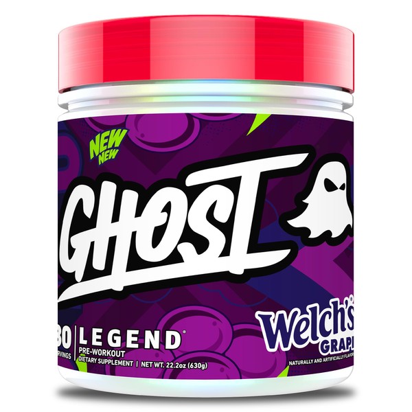 GHOST GHOST Legend V4 Pre-Workout Powder, Welch's Grape - 30