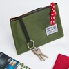 Rough Enough Passport Wallet Travel Pouch with Key Ring Keychain