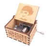 Amelie Music Box Hand Crank Musical Box Carved Wooden,Play The