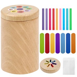 Preschool Colour Sorting Toys, Assorted Colours Sorting and Matching Game, Multisensory Wooden Shape Sorters, Fine Motor Educational Toddler Matching Toys, Sorting Puzzle for Boys Girls Kids 4-6