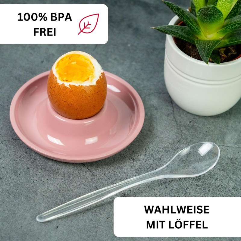 Westmark 206222EP 6 PUNTO EGG CUPS ROUND SAN PINK 6