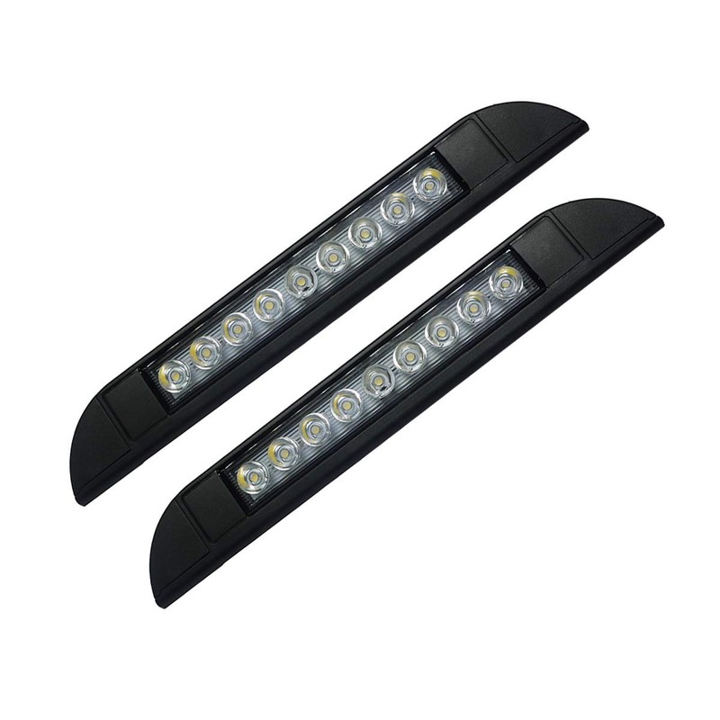 Raycharm 10" RV Camper LED Awning Porch Utility Light Fixture,