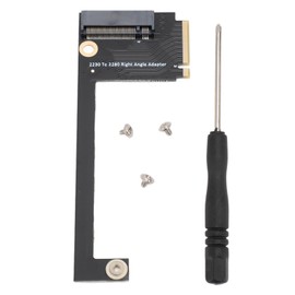 Culnflun Rog Ally Handheld Conversion 2230 to 2280, 3.3 x 2.4 x 0.4CM SSD Expansion Board NVME M Key NGFF M.2 PCIE, 4.0 3.0 Gold Finger Adapter 90 Degree