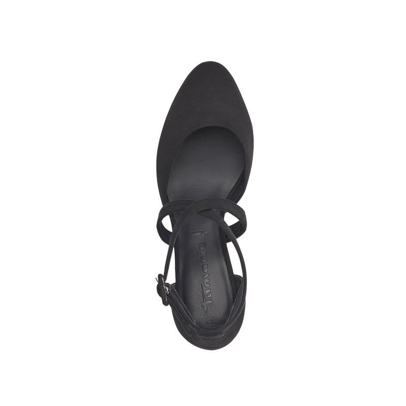 Tamaris Women's 1-24414-41 Court Shoes, black, 41 EU
