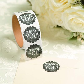 Chalkboard "Thank You!" Stickers (100 Count) Wedding, Graduation, Thank You Cards, Stationery, Customized Wedding and Party Favors