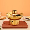Stainless Steel Dry Ice Hot Pot Light Luxury Exquisite Milk