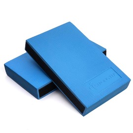 2 IN 1 BALANCE FOAM PAD, YOGA MAT FOR FITNESS AND STABILITY - Color: Black, Size: Large