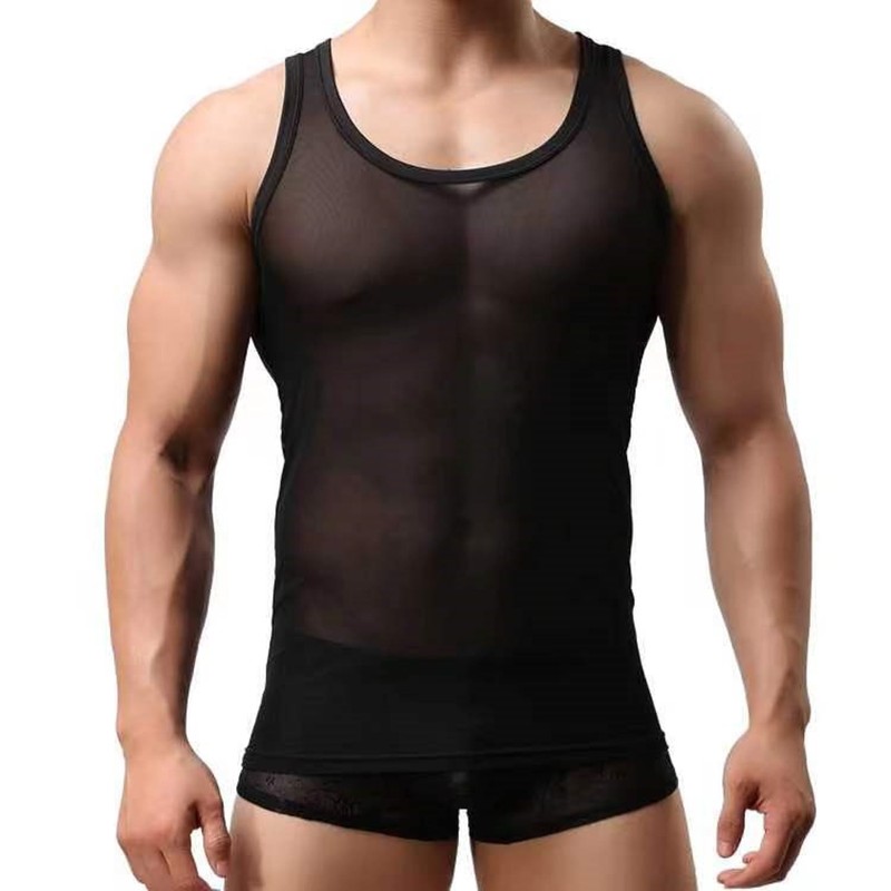WOWSKY Men's Mesh Tank Top - Stylish and Breathable Running