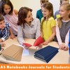 Mimorou 100 Pcs Journals Notebooks Bulk - Kraft Softcover A5