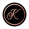 Rose Gold K Initial PopSocket