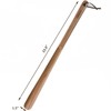 Luxdecor Long Handled Wooden Shoehorns-15in/24in/31.5in Wooden Long Handle Shoe Horn