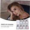 FOMIYES 8sheets Face Gems Stickers for Festival Makeup Rhinestone Jewels