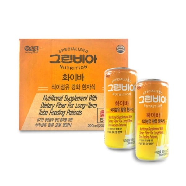 Greenvia Fiber 200ml / 그린비아 화이바 200ml X 60캔