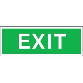 Format 4044589059505 Safety Sign, Exit 300 x 105 mm