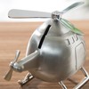 Helicopter Coin Bank Decorative Metal Money Saving Bank Coin Jar