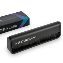 Heldenklang® Record Cleaning Brush - Antistatic Carbon Fibre Brush for Professional Cleaning