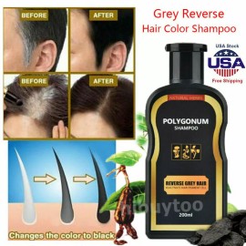 Polygonum Instant Black Hair Shampoo Reverse Gray Shampoo Hair Darkening Polygonum Shampoo
