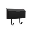 Special Lite Horizon Horizontal Wall Mount Mailbox - Black Aluminum
