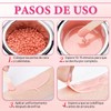 6PCS Cera para Depilar Granos, Cera sin Dolor, Granos de