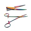 PRECISE CANADA: Premium AUTOCLAVABLE Kelly HEMOSTAT Forceps 5.5" Straight Rainbow