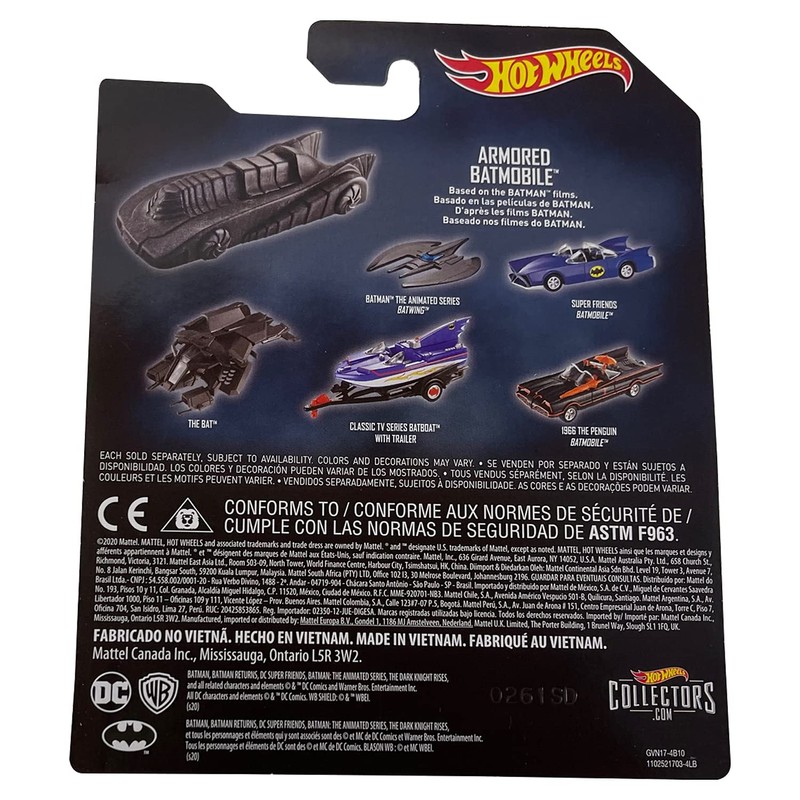 Hot Wheels Batimóvil blindado