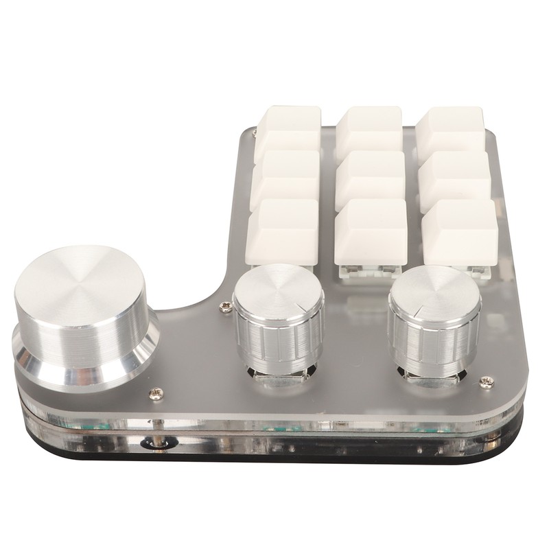 DIY Programmable Keyboard with RGB Light 9 Keys 3 Knobs