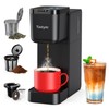 Tastyle Single Serve Coffee Maker for K Cup, Ground and