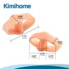 Kimihome Gel Toe Separator, Bunion Corrector with Double Loops, Prevents
