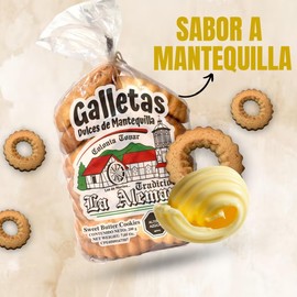 Tradiciones La Alemana – Galletas sabor a mantequilla directo de la Colonia Tovar, Venezuela/Butter flavored cookies from Colonia Tovar Venezuela (single / 7.05oz)