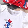 Aalizzwell 0-3 Months Baby Girls 4th of July Outfit Infant