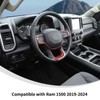 Linskip Steering Wheel Trim Compatible with Ram 1500 2019 2020