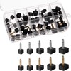 20 Pairs Replacement Heels, Heel Tips, Heel Repair Kit for